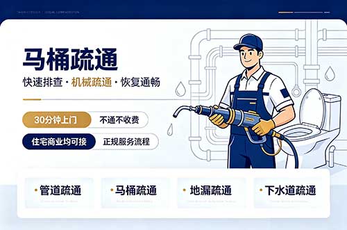 三更罗马桶疏通