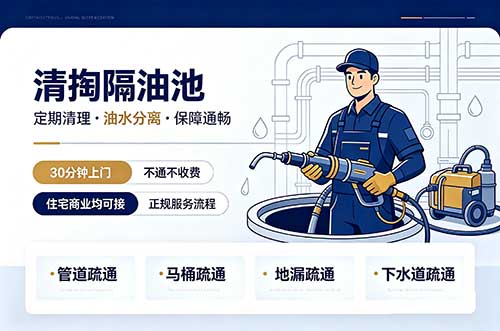 三更罗清掏隔油池